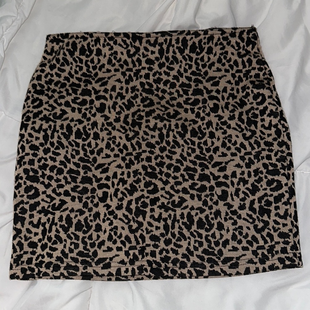 cheetah print skirt